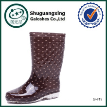women mature rubber rain boots overshoes rain boots B-818